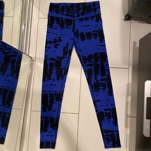 Electric Blue Alo Airbrush Leggings